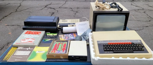 Vintage Acorn BBC Micro Computer w/ Data Cassette Recorder & JP 101 Printer