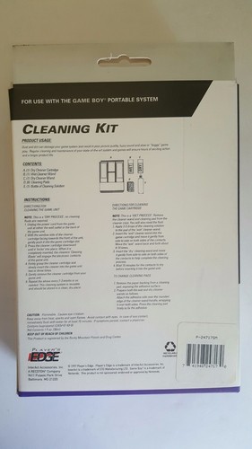 NEW Gameboy Original & Pocket Console & Game Cartridge Cleaning Kit S42 - Picture 2 of 5