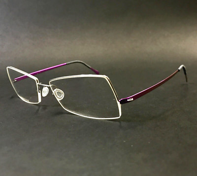 Lindberg Eyeglasses Frames 3005 P77 Shiny Purple Gold Titanium 51-15-135