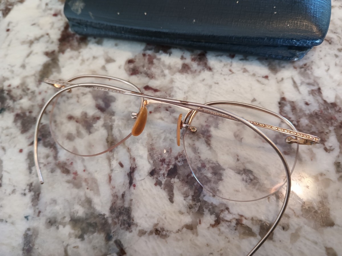 Vintage American Optical Ful-Vue 1/10 12KGF 44 Long Rimless | eBay