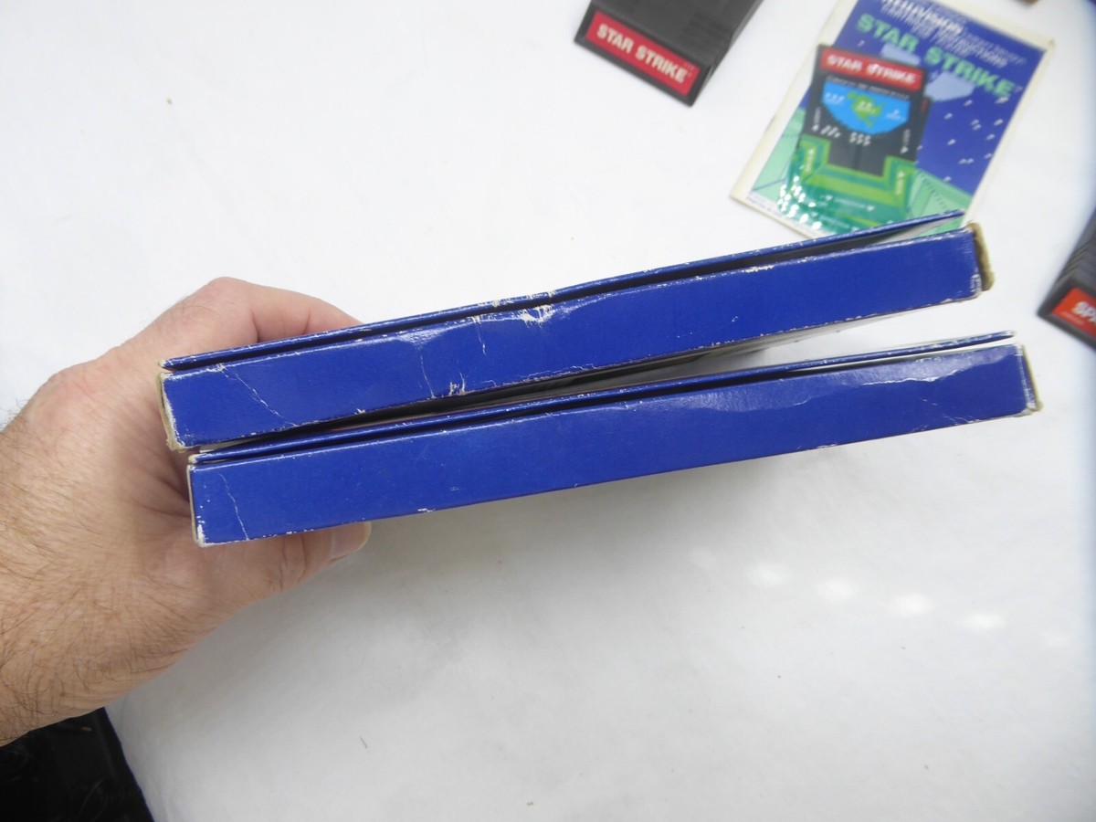 Lot De 2 Boîtes Vides Intellivision - Boxing + Star Strike - Sans Cartouche