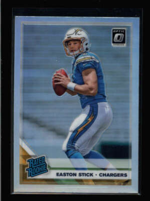 EASTON STICK 2019 DONRUSS OPTIC #189 RATED ROOKIE HOLO SILVER PRIZM RC AY908