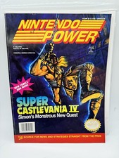 Nintendo Power Magazine Volume 32 January 1992 Super Castlevania IV With Poster