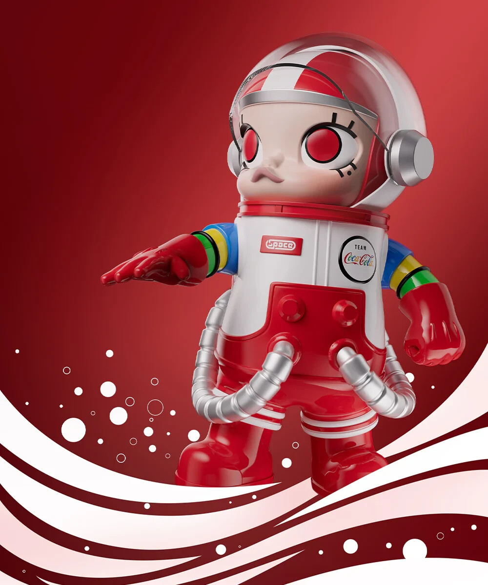POP MART MEGA Space Molly 400% コカ・コーラ MEGA SPACE MOLLY 400% TEAM COCA-COLA | All MEGA - POP MART (United