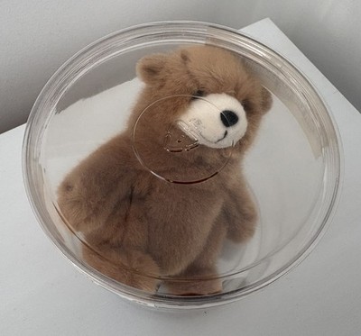 Charmin Bär Stofftier Plüschtier Russ Berrie Brandneu in Verpackung versiegelt klein rauchfrei Zuhause