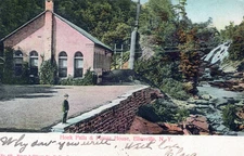 ELLENVILLE NY - Honk Falls And Power House Postcard - udb - 1906