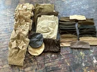 HUGE Lot of Vintage 1940s WWII US Military Shirts Pants Hat Patches Authentic
