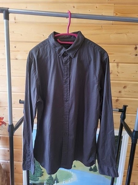 Women AllSaints Shirt Khaki Cotton 40 / L / 48