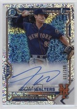 2021 Bowman Chrome Prospect Speckle Refractor 31/299 Anthony Walters Auto 6o3