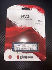 Kingston NV3 2TB M.2 NVMe PCIe 4.0 Internal SSD 6000MB/s SNV3S/2000G NEW
