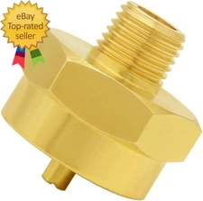 1LB Propane Gas Bottle Refill Adapter 1/4" Male NPT Thread X 1"-20 Female