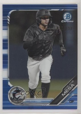 2019 Bowman Draft Chrome Blue Refractor 36/150 Victor Victor Mesa #BDC-88 fm0