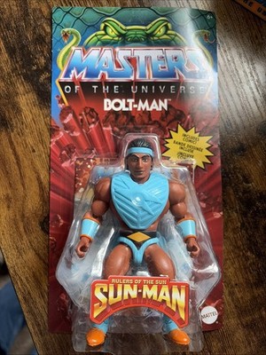 Masters of the Universe Origins Rulers of the Sun Bolt-Man Sun-Man MOTU