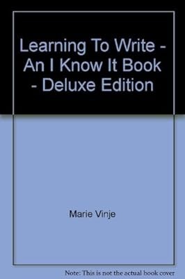 Learning To Write - An I Know It Book - Deluxe Edition, Marie Vinje, Used; Good 