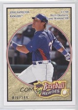 2008 Upper Deck Baseball Heroes Beige 76/299 Josh Hamilton #12 0z8