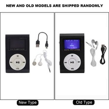 Portable Mini MP3 Music Player Sports BackClip LCD Screen MP3 Support Memory