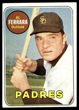 1969 Topps Al Ferrara VG+  (MK) San Diego Padres #452