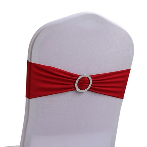 Ceintures De Chaise En Mousseline Pour Mariage - Lot De 10 - 17x275 Cm - Beige Et Blanc - Décoration événement Banquet