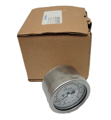 Swagelok G.I. Gauge Range-1/9BAR/PSI Connection 1/4 TA LBM PGI-63S-BC9-BAQX