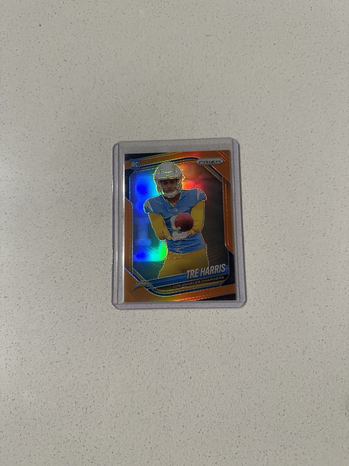 2025 Panini Prizm - Rookies Tre Harris #371 Orange Prizm /249 (RC)