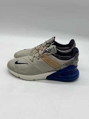 Nike Air Max 270 Men Sz 11.5 SOF Obsidian/Hyper Royal Blue/Sail Sneakers Shoes.