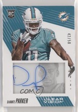 2015 Panini Clear Vision Rookie Signatures 42/50 Devante Parker #RCS-DP Auto m2c