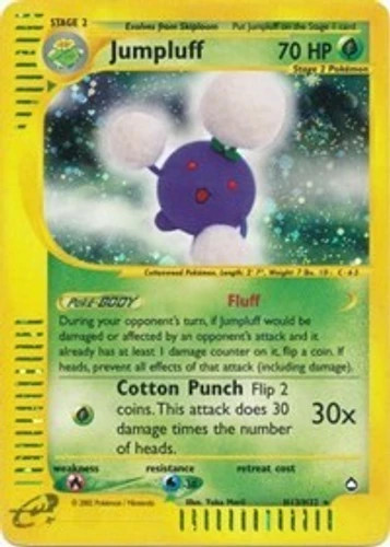 Jumpluff (#H13/H32) - Holofoil E - Aquapolis HP Pokemon