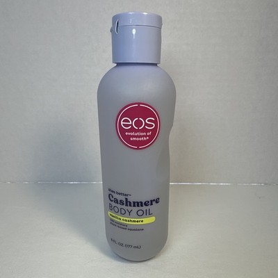 eos Cashmere Body Oil Vanilla Cashmere 24h Moisture Plant-Based Squalane 6 oz