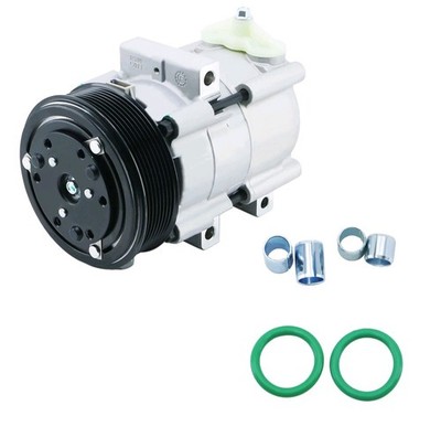 A/C Compressor w/ 8-Groove Pulley for 2002 Lincoln Blackwood 2006-10 Ford LCF