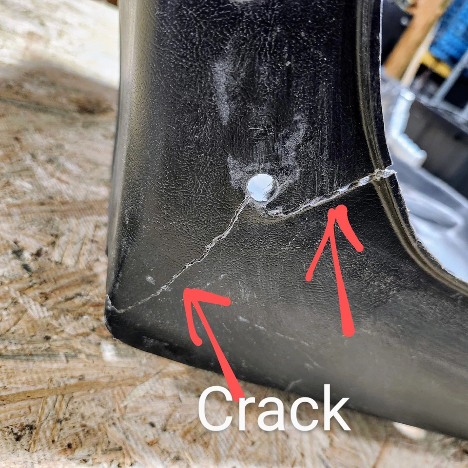 C3 Corvette Asiento Cubo Parte Inferior Almeja Inferior Carcasa Marco Montaje DEFECTOS 79-82 OEM Foto 3 de 4