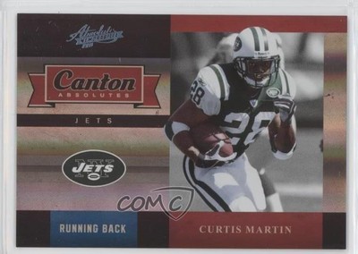 2011 Absolute Memorabilia Canton Absolutes Spectrum /100 Curtis Martin #16 HOF