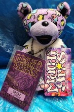 Mardi Gras 7" Grateful Dead Bean Bear With Tag Limited Edition 392 Liquid Blue
