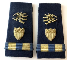 US Coast Guard Bullion Warrant Officer 2 Boards, Radioman/Telecom.  Specialist#2