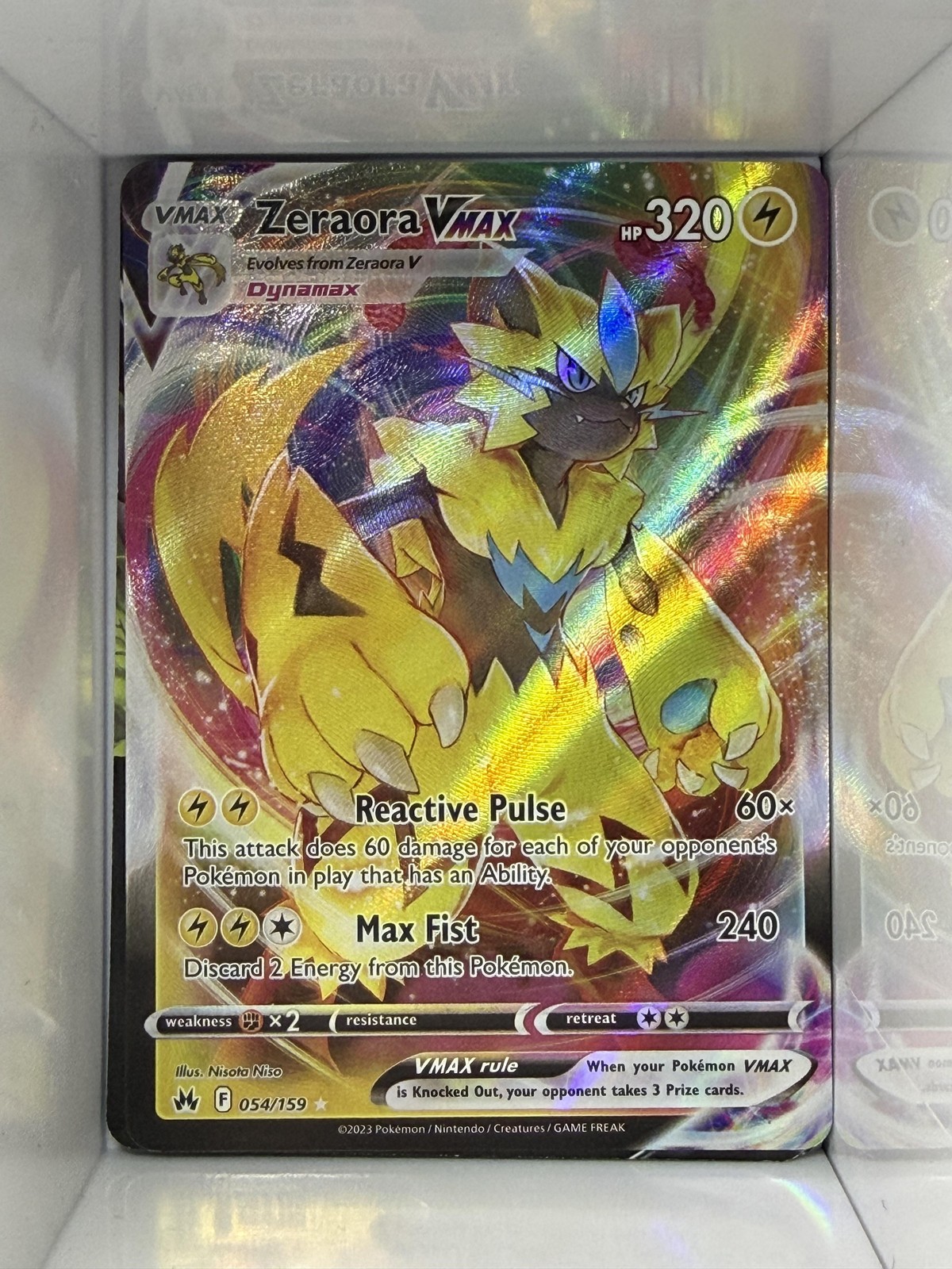 SWSH: Crown Zenith #054/159 Zeraora VMAX