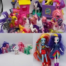 My Little Pony Lot of Toys Train Modern-Vinta...