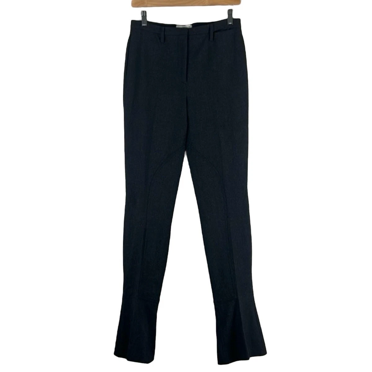 パンツ 2008 PRADA flared slacks black PRADA | Logo Flared Trousers | Women | Nero | Flannels 2008 PRADA