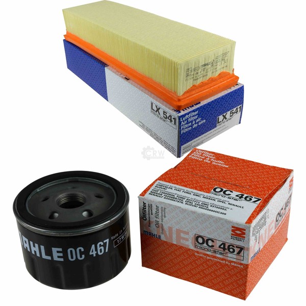 Mahle / Knecht Set Filterpaket Luftfilter LX 541 ÖLfilter OC 467-image