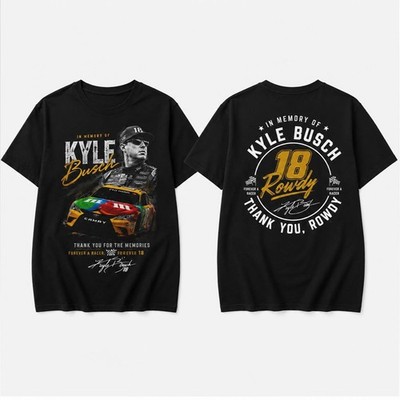 Kyle Busch 2026 Thank You For The Memories Racing Tee