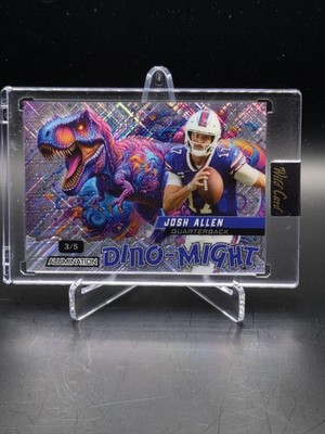 2024 Wild Card Dino-Might Alumination - Tyrannosaurus Rex - Josh Allen 3/5 Mint