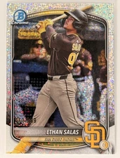 2025 Bowman Chrome #BCP-169 Ethan Salas Prospects Speckle #/299