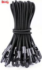 30 Pcs Small Bungee Cords with Hooks 6 Inch Short Elastic Bungees Ropes with Hoo