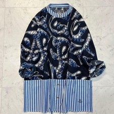 VIVIENNE WESTWOOD Double Register Lace Huntsman Shirt Long Sleeve Collarless