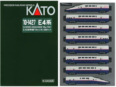 KATO 10-1427 E4 Series Max Toki 8 Car Set N Scale Shinkansen Train Model From JP