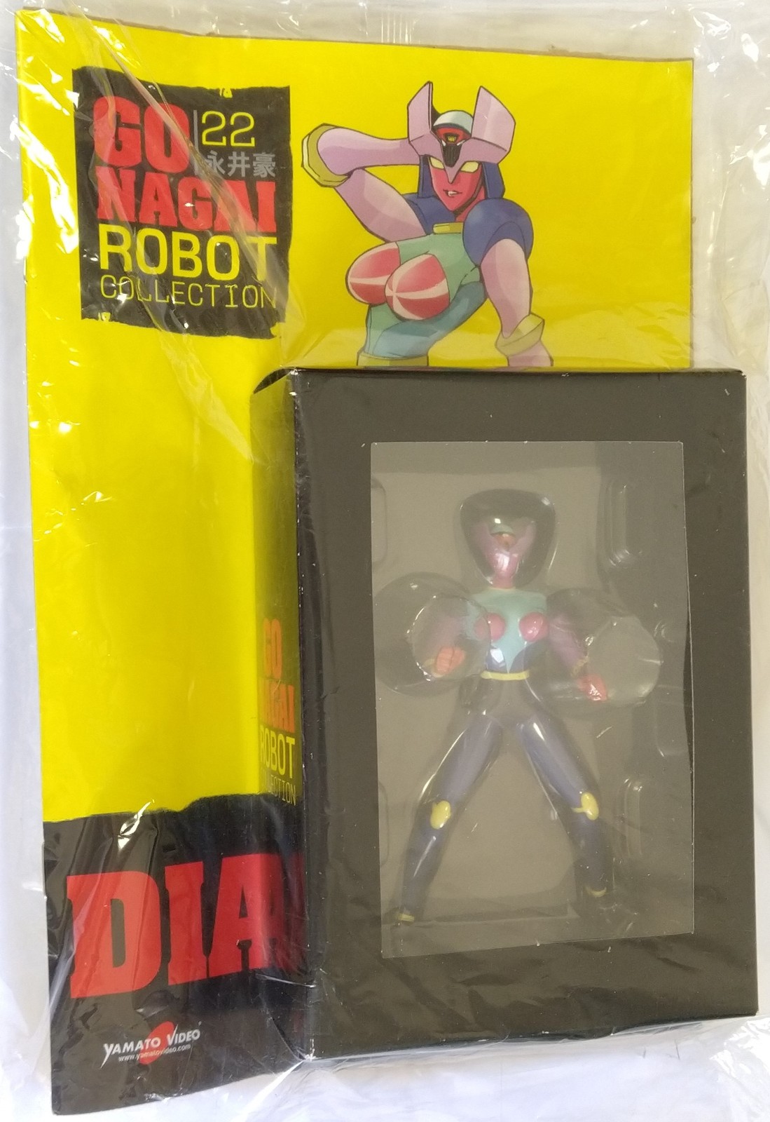 Go Nagai Robot Collection Dianan A Ace Resin Figure Statue + Magazine