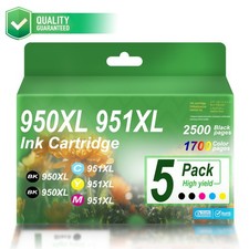 5PK 950XL 951XL ink for 950XL 951XL OfficeJet Pro 8100 8610 8620 8625