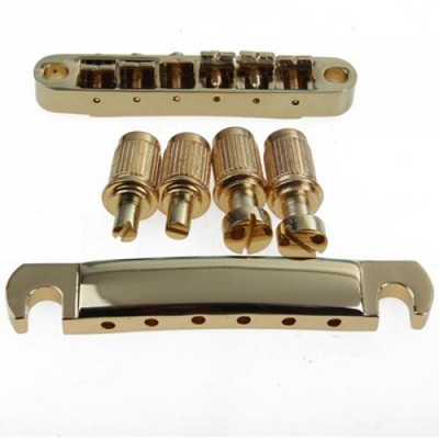 Gold ABR-1 Brücke und Stop Saitenhalter für Les Paul und Gitarre