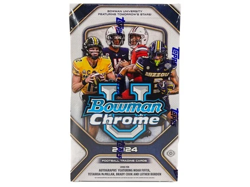 2024 BOWMAN UNIVERSITY CHROME FOOTBALL HOBBY BOX
