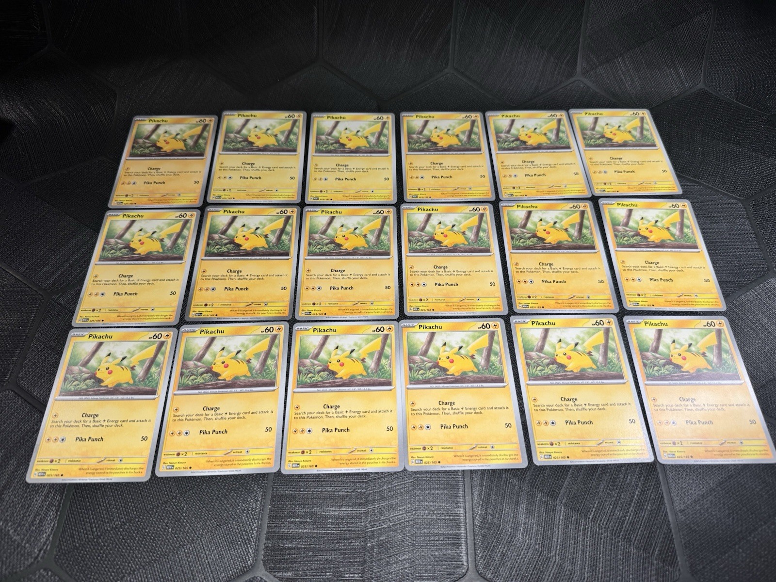 Pokemon Card Lot 18 Pikachu's