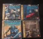 Mobile suit Gundam Side story 1 ,2, 3 Sega saturn Games CIB US seller bonus game