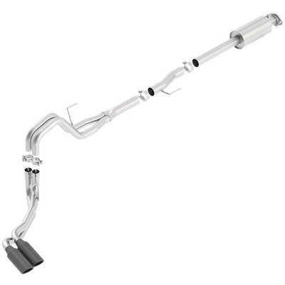 Borla 140619BC ATAK Stainless Cat Back Exhaust for 2015-20 Ford F-150 V6 5.0L V8